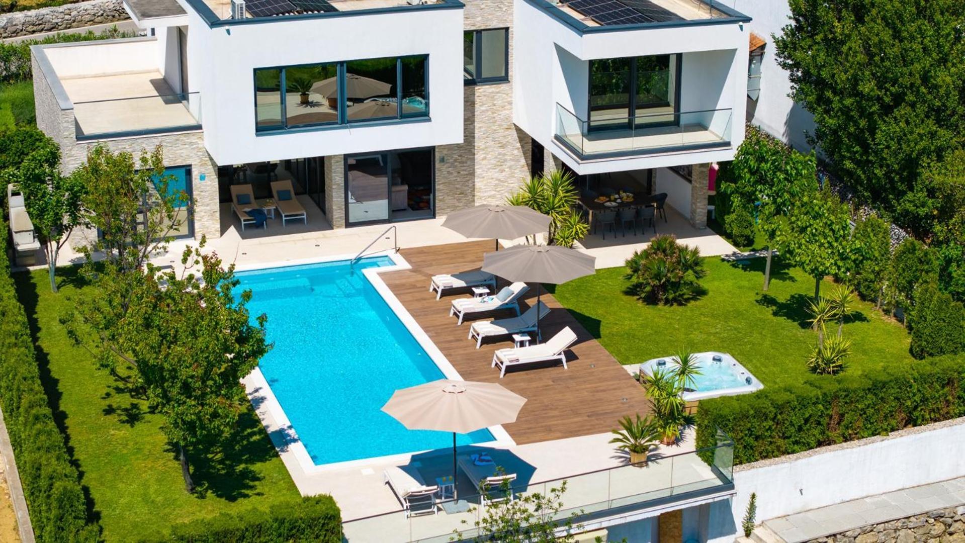 Villa Agava With Heated Pool, Jacuzzi, Sauna, Gym, 4 En-Suite Bedrooms Gata Bagian luar foto